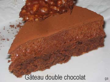 Gâteau double chocolat Gâteau double chocolat