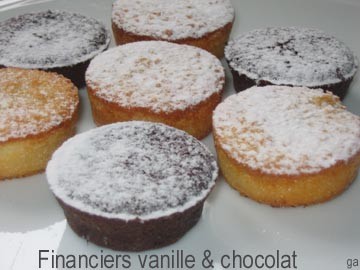 Financiers au chocolat
