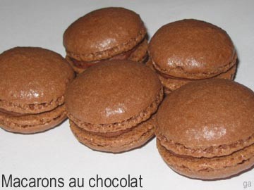 Macarons au chocolat Macarons au chocolat